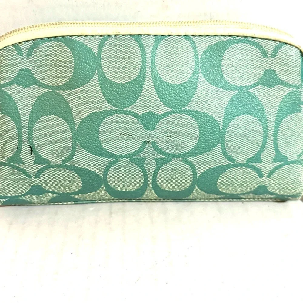 Coach CC signature print canvas wallet